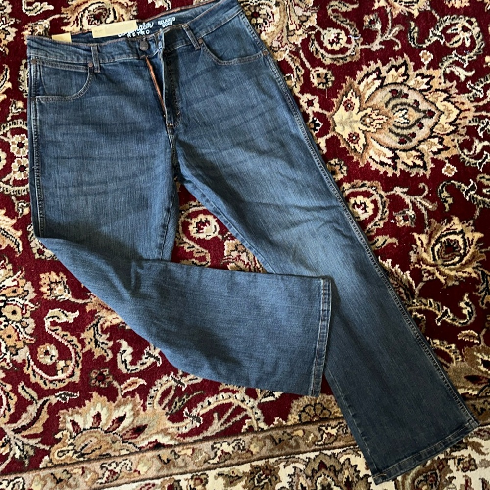 Men’s wrangler retro relaxed boot jeans